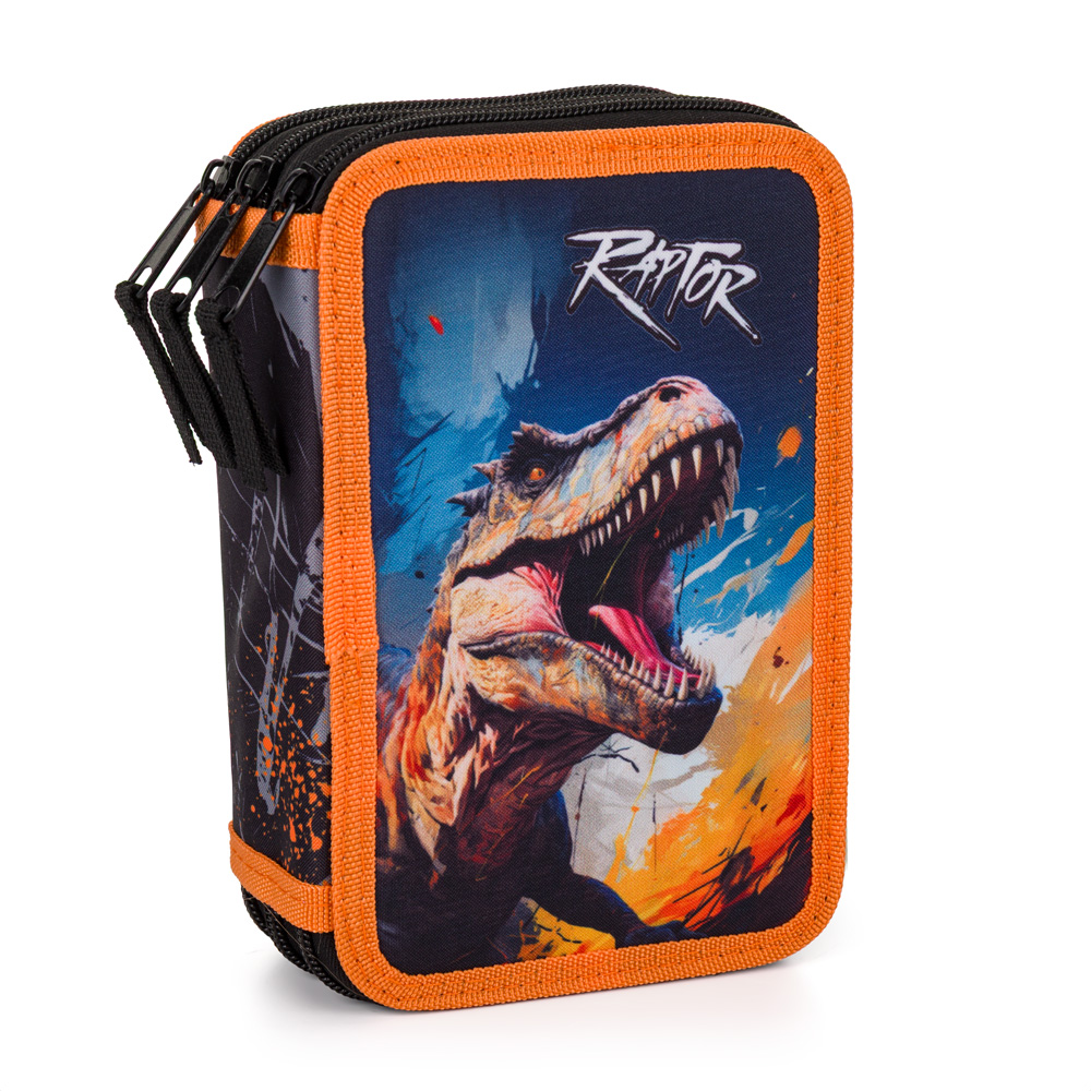 Penál 3 p. prázdný Dino